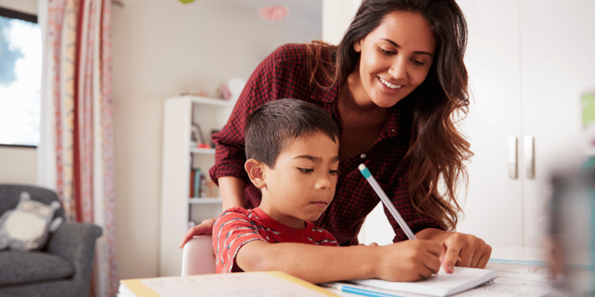 mother helps son do his homework. Seven elements of comprehensive financial planning