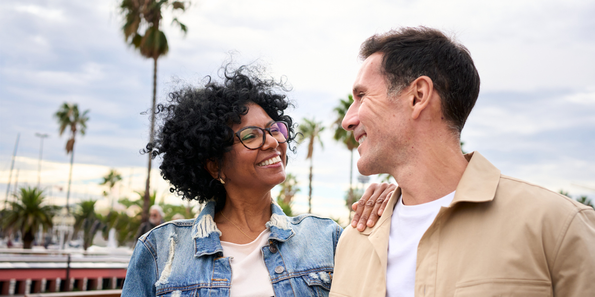 A smiling couple who Smart asset and investment choices